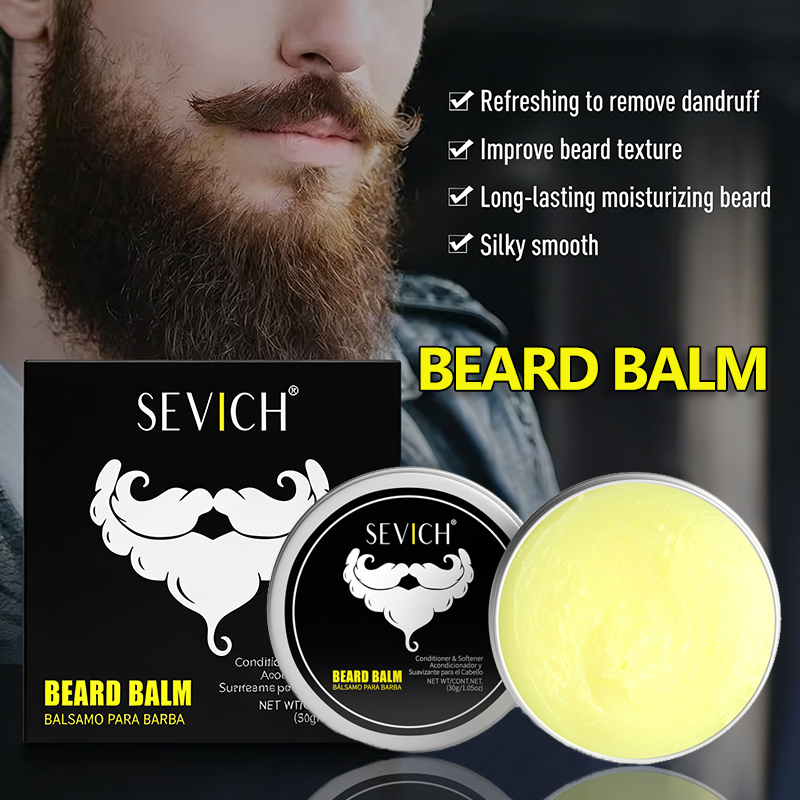 Men'S Grooming Wax - 30g Beard Balm Wax Beard Care