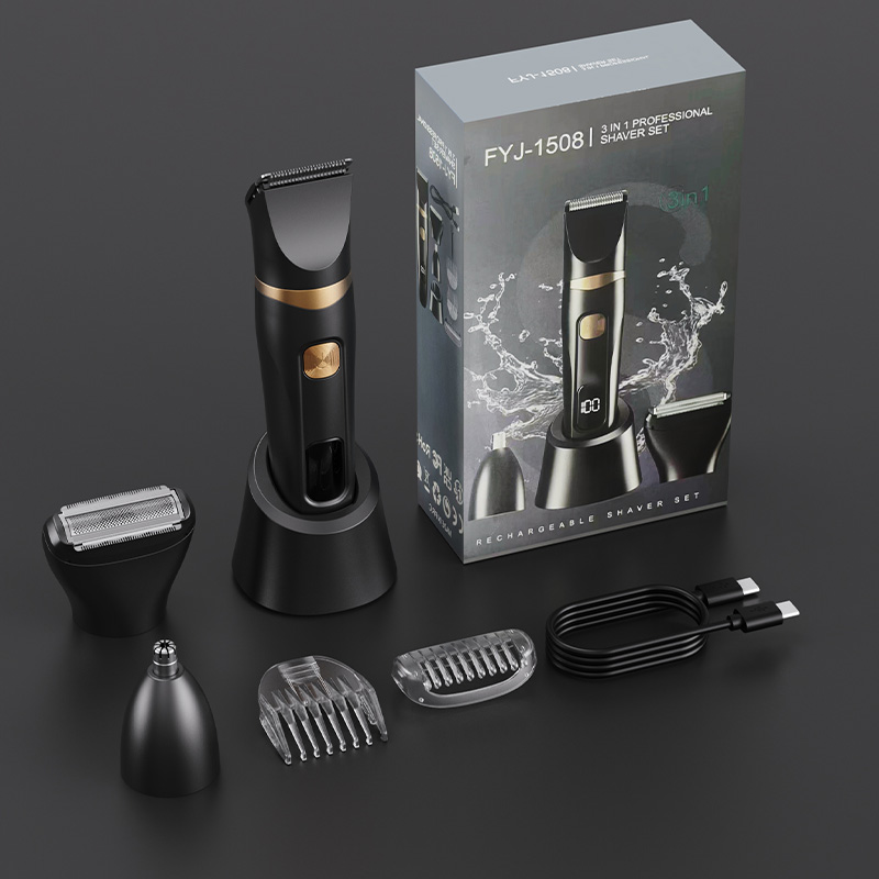 3‑Pcs Household Electric Groom - Mens Grooming Travel Kit 评论和价格