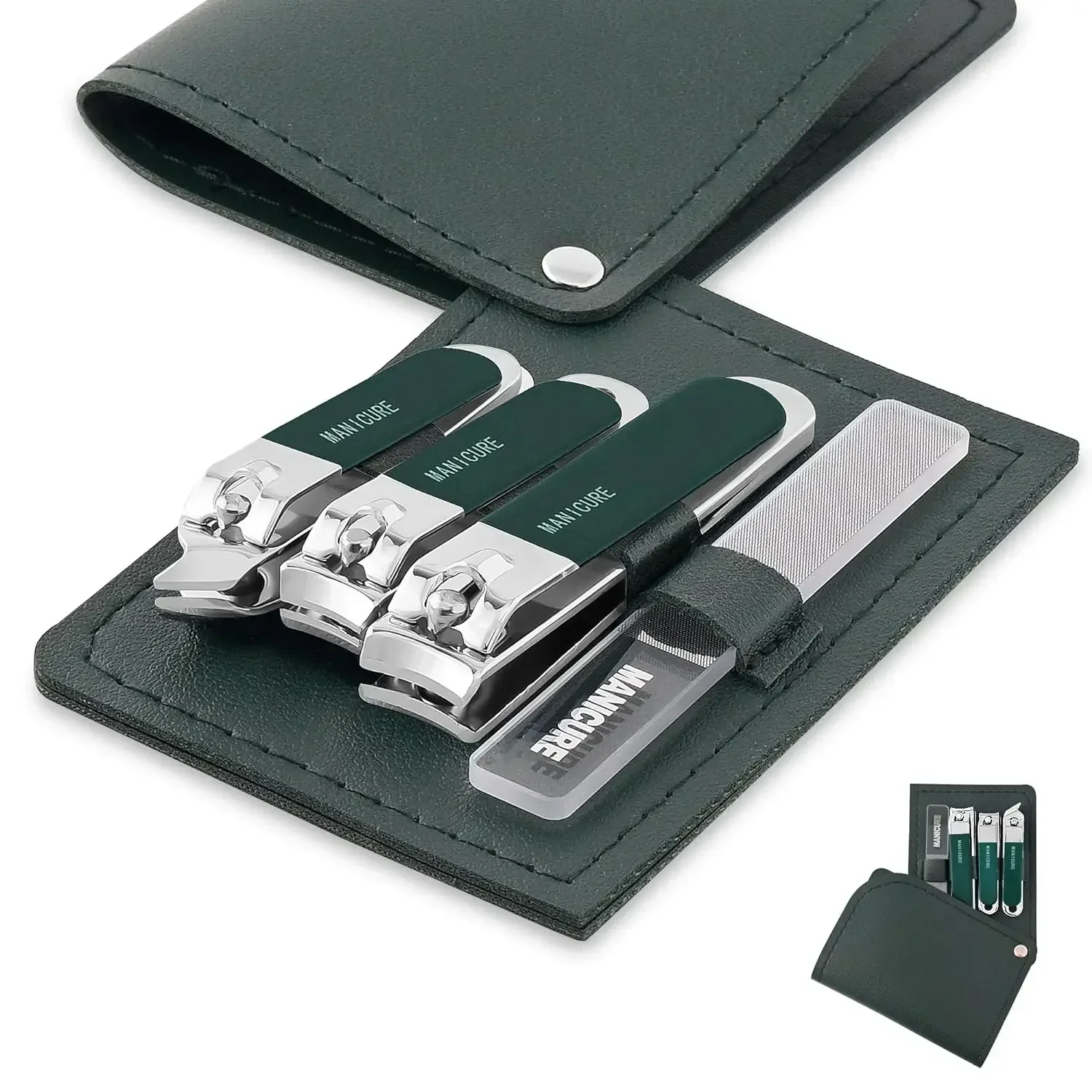 ,4 Pcs Men/Women Nail Clippers - Mens Grooming Travel Kit 评论和价格