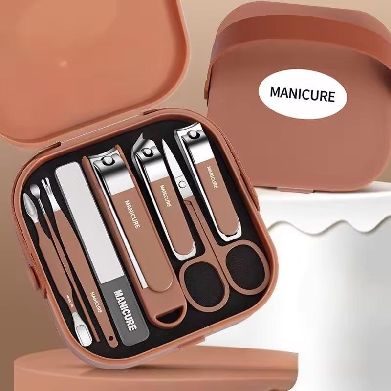 Nail Care Kit Anti-Splatter Ma - Mens Grooming Travel Kit 评论和价格