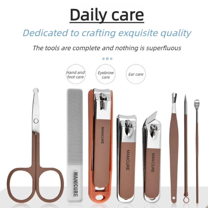Nail Care Kit Anti-Splatter Ma - Mens Grooming Travel Kit 评论和价格