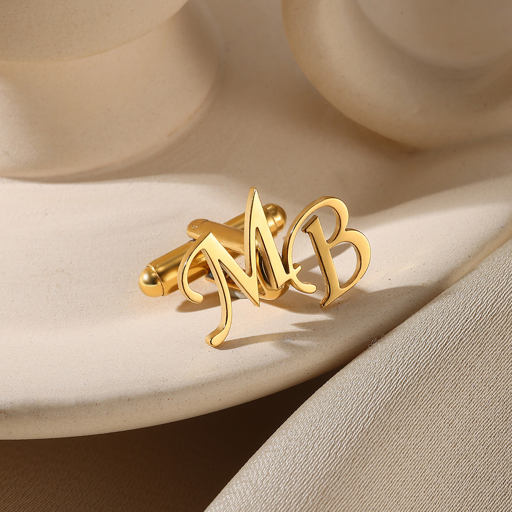 Customized Initial Letter Cuff - Men'S Grooming Gifts 评论和价格